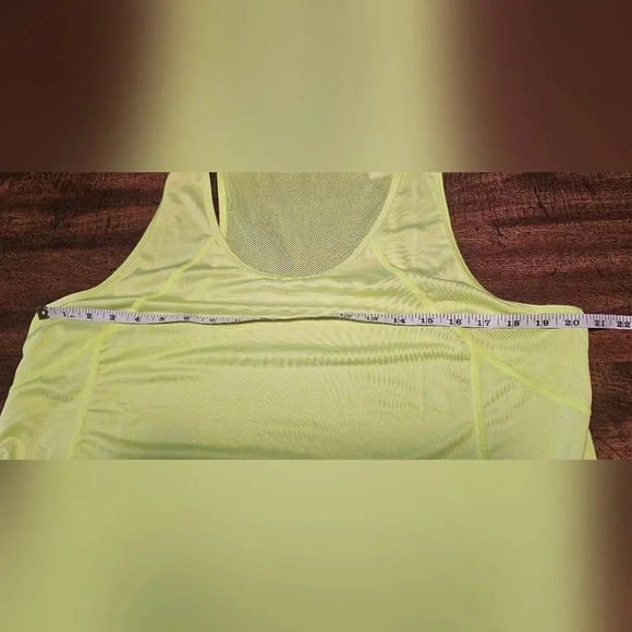 Quccefods Women's Mesh Athletic Sleeveless Workout Tank Tops Neon Green 2XL NWT - Picture 11 of 12